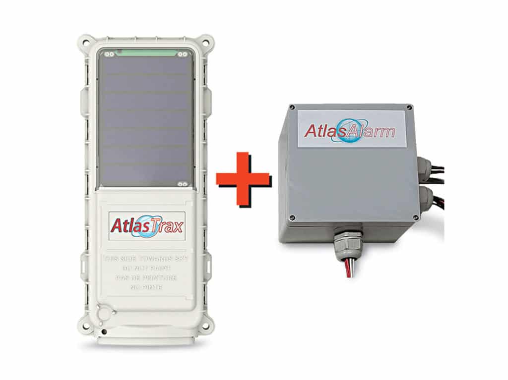 AtlasTrax AtlasAlarm and Satellite SolarTrax GPS Tracker