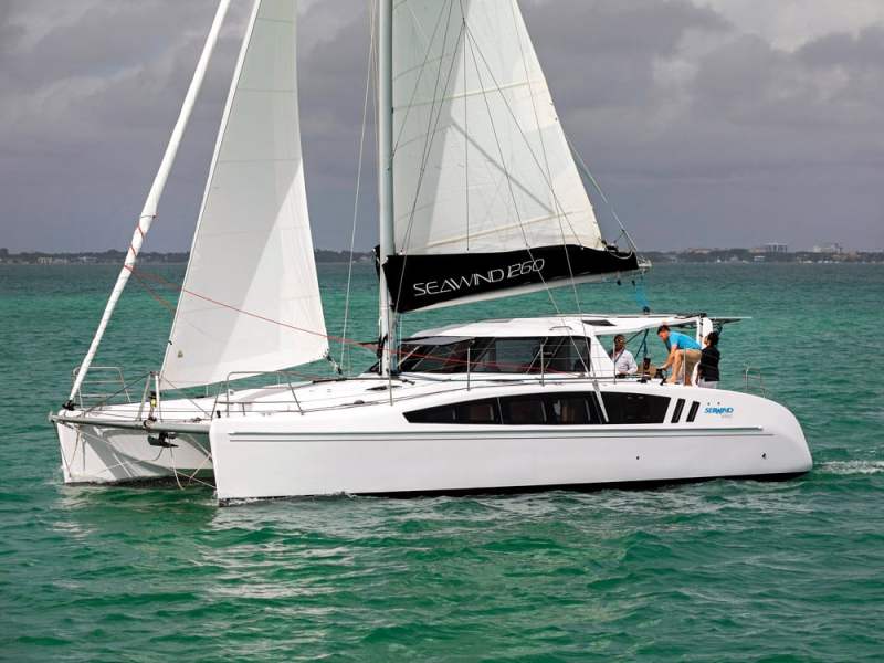 Seawind 1260 sea trial, Miami FL.