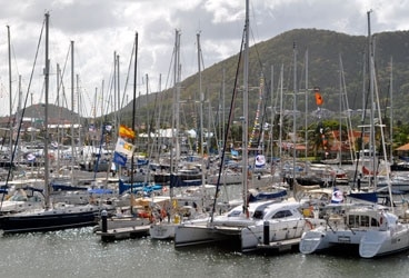 Igy marinas 368 Participants in the Atlantic Rally for Cruisers fill the docks at Rodney Bay, St. Lucia.