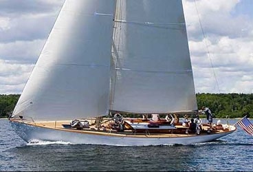 Launched at Maine's Brooklin Boat Yard in June, Anna is a 56-foot Sparkman & Stephens design with the pedigree of a classic racer