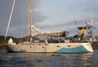 SV Ocean Watch 140 Ocean Watch, the expedition's Bruce Roberts-designed 64-footer, has proven to be a fine vessel for high-latitude sailing.