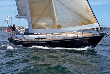 Trintella 50 368 The Trintella 50 was named Best Full-Sized Cruiser in CW's 2007 Boat of the Year contest. Here, Valour slices through the Chesapeake Bay chop.