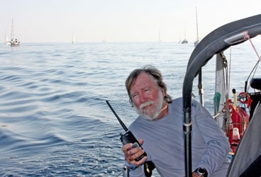 Boats sailing in convoy across the pirate-infested Gulf of Aden held a tight formation. A low-power handheld was the communication tool of choice.