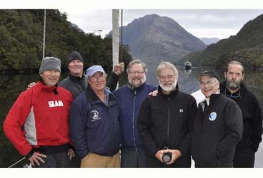 Ned Cabot Cape Horn Dr. Ned Cabot is shown in this January 2010 photo, third from left, with other Ocean Watch crewmembers, participating in Around the Americas, a 28,000-mile sailing circumnavigation of the American continents. From left are CW senior editor Herb McCormick, David Thoreson, Ned Cabot, David Rockefeller, Jr., Mark Schrader, David Treadway and Dave Logan.