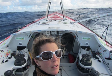 Vendee Globe- Sam Davies Saveol skipper Sam Davies