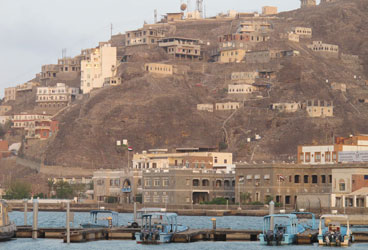 Aden Harbor The crew of Cyan reaches Aden harbor, but still has miles to go before reaching the Red Sea.