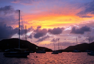 Windtraveler- BVI sunset