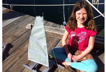 Caitlin and her Voyager.