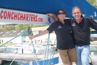 Conch Charters’ Cindy and Brian Conch Charters' Cindy and Brian
