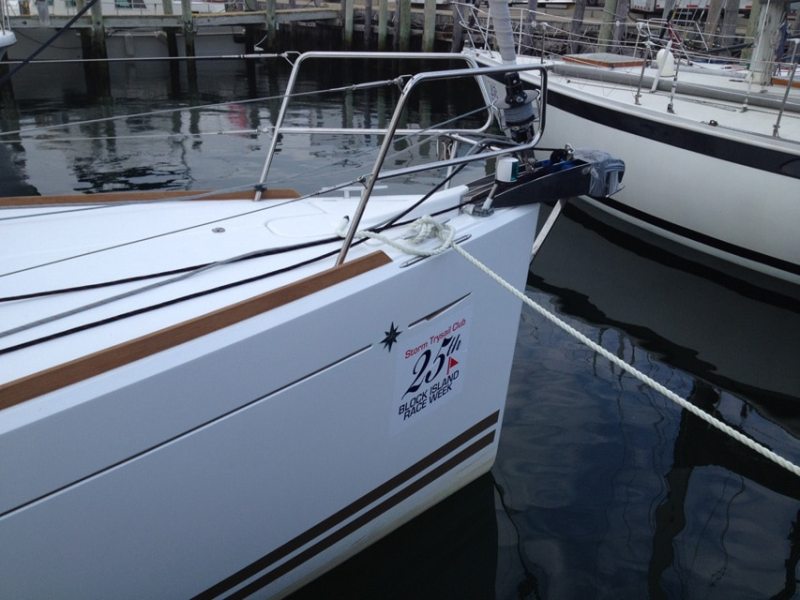 Heather, a sporty new Jeanneau Sun Odyssey 379 Performance, was our ride for Block Island Race Week. We competed in the Cruising Spinnaker division.