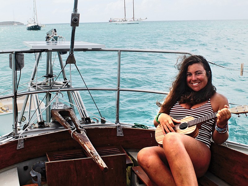 Holly with uke