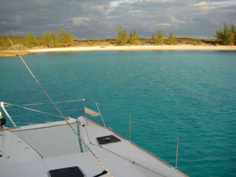 bahamas Anchored off an uninhabited island in the Bahamas is a cool way to celebrate New Year's day, or any day of the year really.