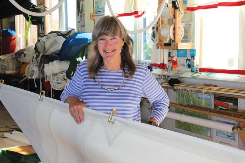 Port Townsend Sails Carol Hasse of Port Townsend Sails prefers premium Dacron sails for long passages.