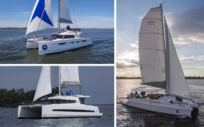 Multihull charter boats