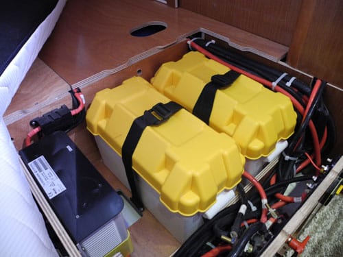 Replacing Batteries? Today, new technology provides alternatives to traditional battery installations (above).