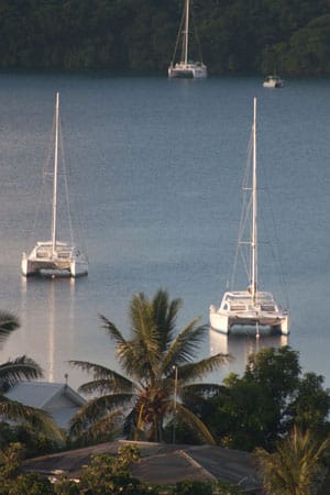Editor’s Log March 2012 One slice of paradise can be found in Neiafu, in Tonga's Vava'u Group. Have you chartered there? Take our online survey, open until March 15!