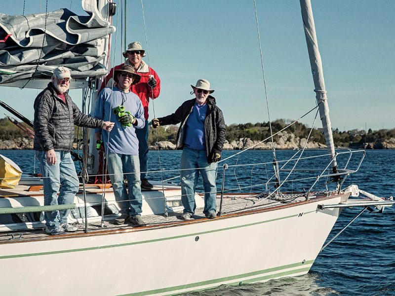 Niad 332 Hope sailing in Narragansett Bay RI
