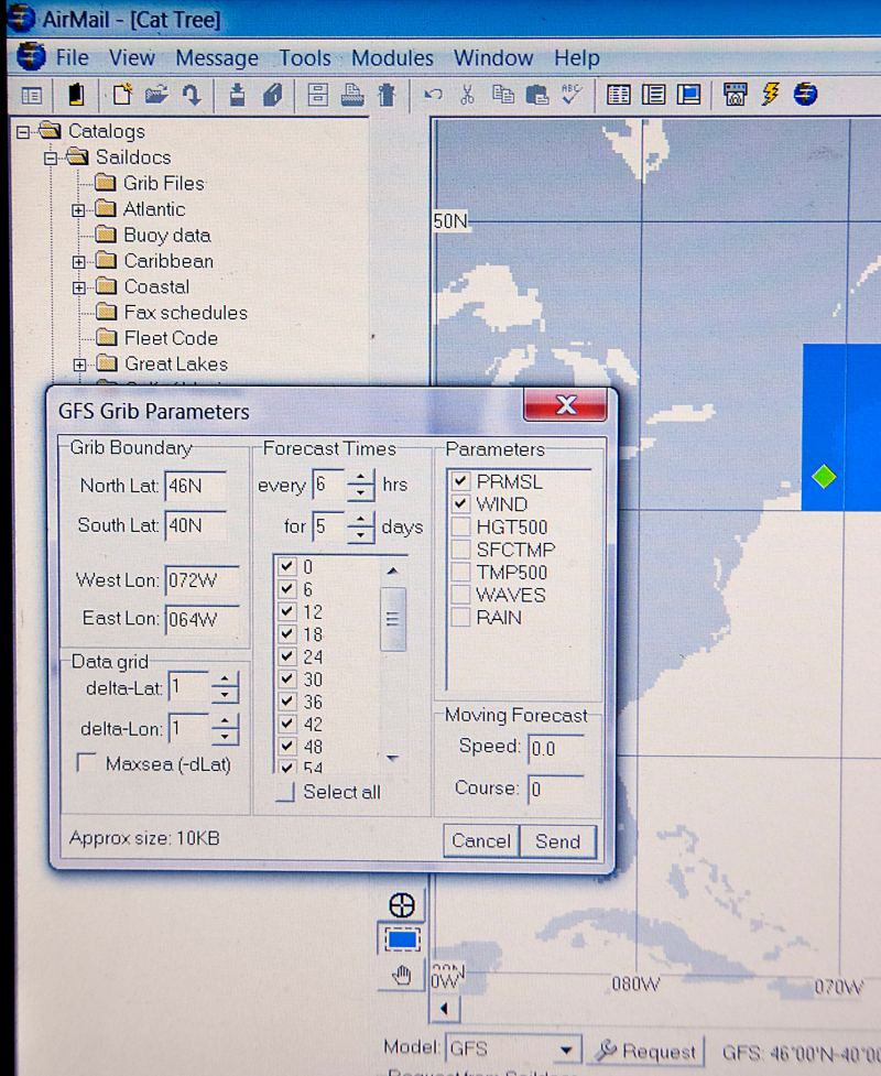 email at sea