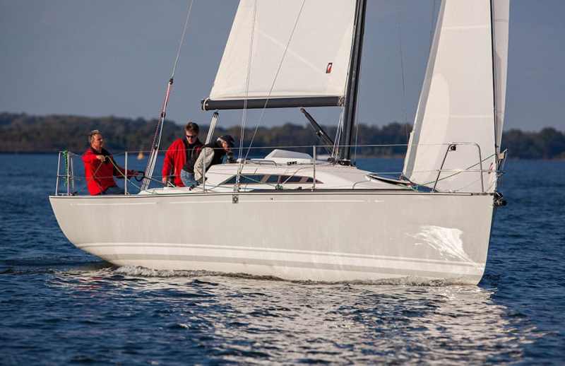 The 33-foot C&C; 101 boasts thoroughly modern lines and a nice turn of speed but also features a fine layout belowdecks, with cherry furniture and a teak cabin sole.