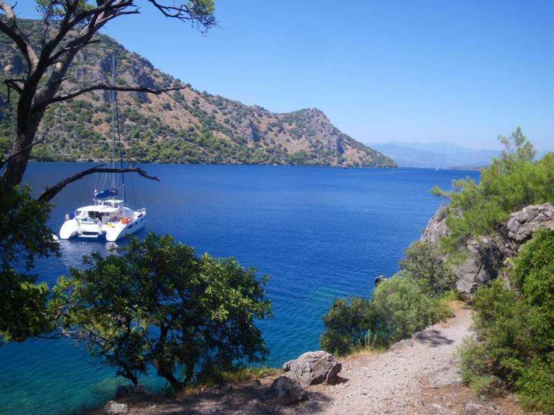 Turkey Charter Along the southern coast, steep-sided ravines studded by pine and olive trees make for endless secluded hideaways, even in summer.