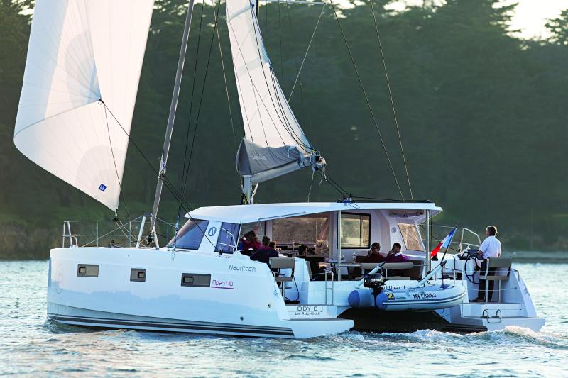 The Bavaria Open 40 catamaran is available for charter, purchase
and management in the Horizon Yacht Charters fleet.