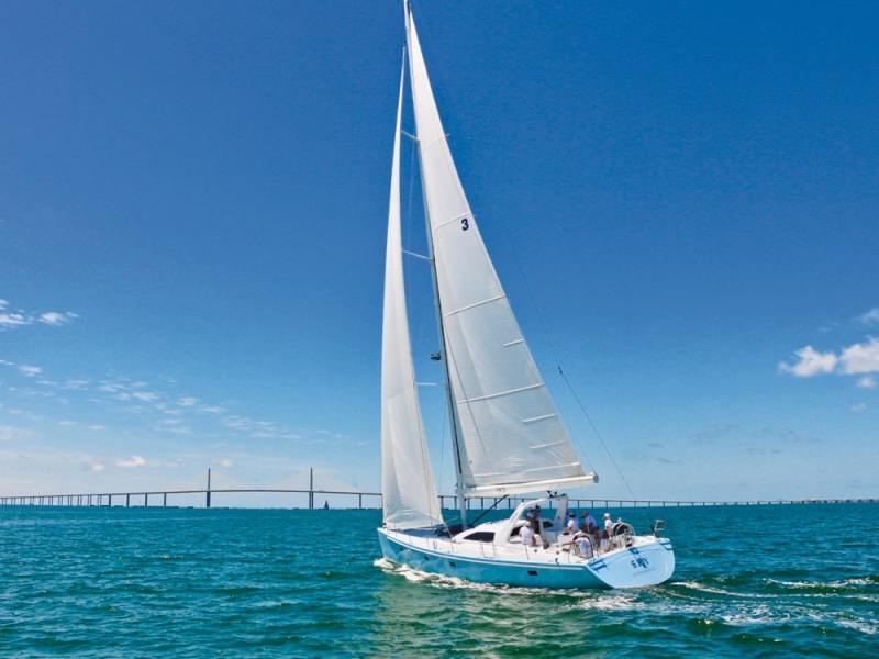 Sky at the start of the Regatta Del Sol al Sol 2018