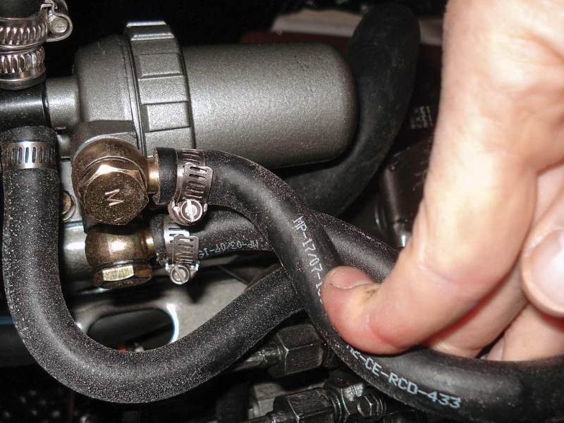 inspecting hoses