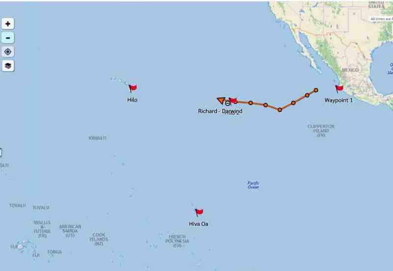Sailing route