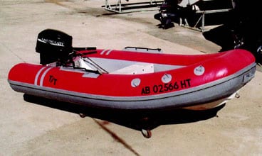Dinghy With a few patches, sealant, and paint, this tender looks almost factory fresh-- for a fraction of the cost of a new inflatable.