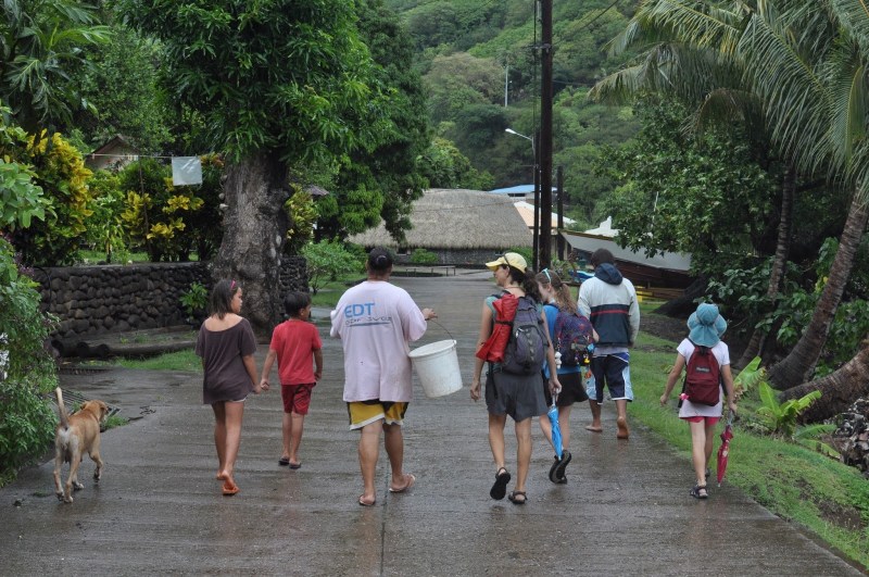 Here we head off with Jimmy and his family.