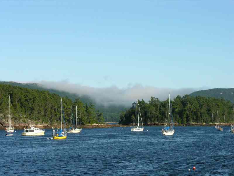 Somes Sound at Mount Desert Island, Acadia National Park.