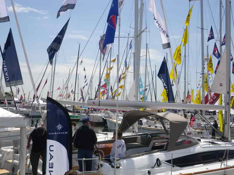 Strictly Sail Pacific Sailboat Show Strictly Sail Pacific opened under sunny skies at Jack London Square in Oakland, California.