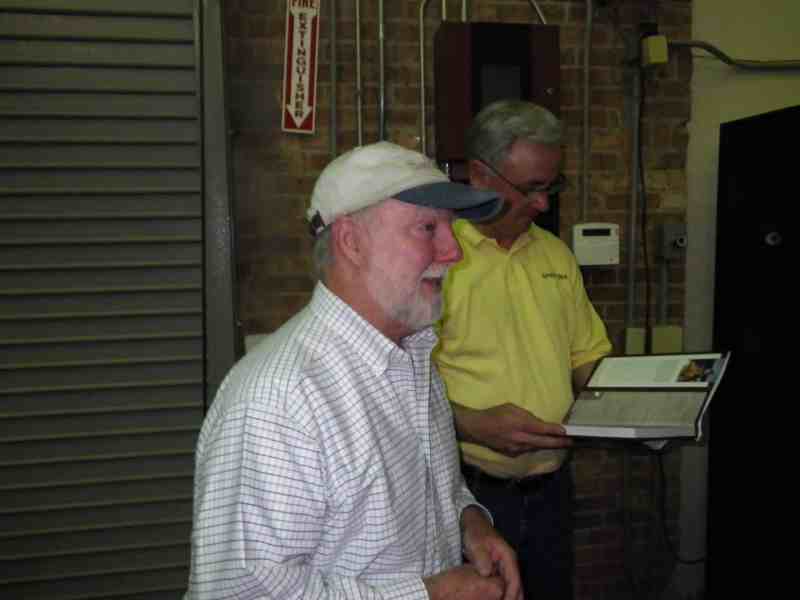 Chuck Paine Boat designer and author Chuck Paine talks with audience members following his presentation at the International Yacht Restoration School in Newport, Rhode Island.