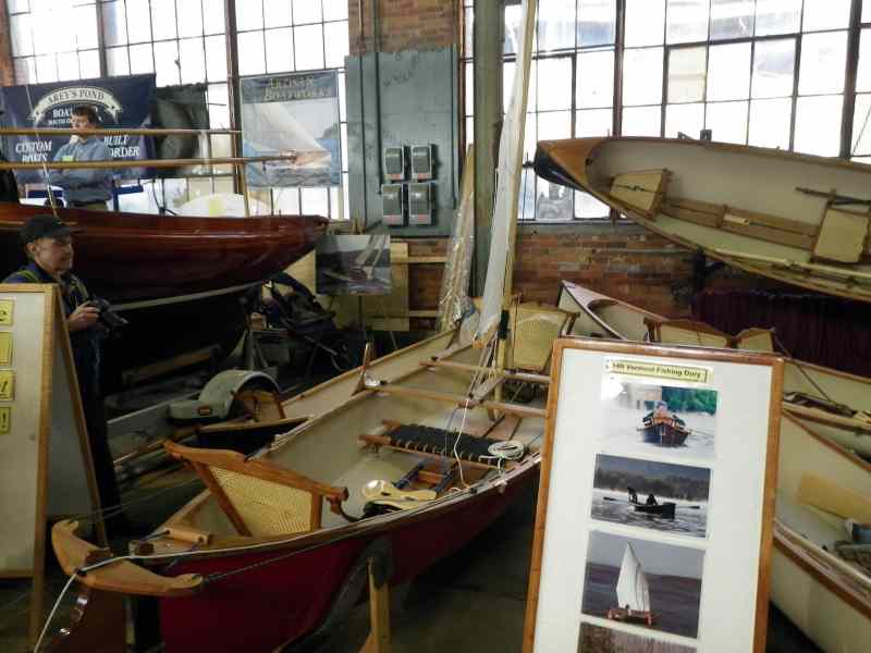 imgp2144.jpg Small rowing and sailing craft are a mainstay of the Boatbuilders Show.