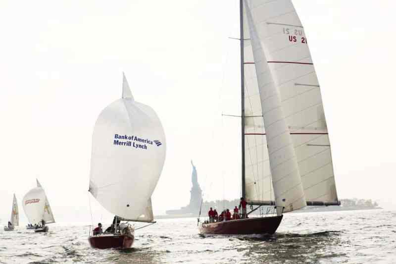 New York Harbor Regatta Thirty boats from the America's Cup 12-Metre, Farr 30, and J/24 classes competed in the third annual New York Harbor Regatta.