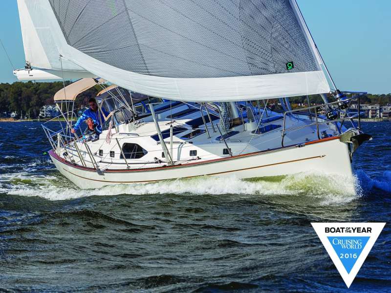 Passport 545 BOTY test sail, Annapolis MD