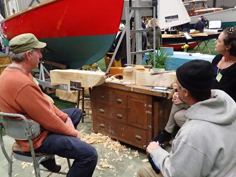 Craftsmen at Maine Boat Show