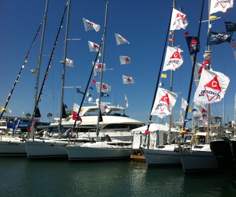 photo 1.jpg Catalinas and Hunters at the Newport Beach Boat Show