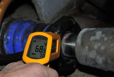 Temperature measurements can alert you to problems with stuffing boxes long before they become critical.