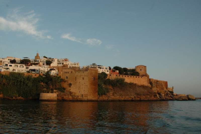 River entrance to Rabat, Morocco