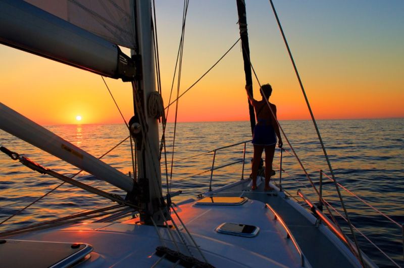 Shots from the Cruising Life Watching the last glimpse of the daylight as we prepare for another overnight sail. My wife, Emily, and I have been sailing the Mexican coast for 3 years. We left San Diego in 2010 and have been all through the Sea of Cortez and down to the bottom of Mexico to the Guatemalan border. This photo was taken during our sail from Huatulco to Acapulco.