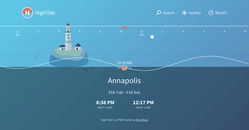 high tide app