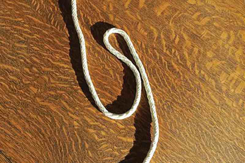 1. Form a bight in the line