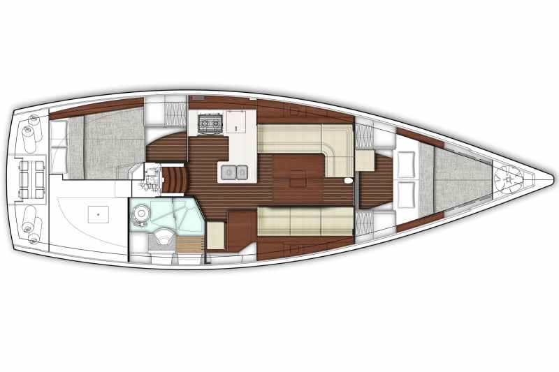 Interior layout of the Xc 38