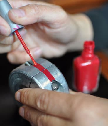 Extend Zinc-Anode Life Paint a 1-centimeter stripe of nail polish on the zinc to extend its lifespan and reduce waste.