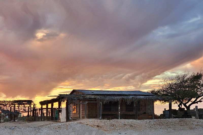 1Oyster shack at Estero Morua Oyster shack