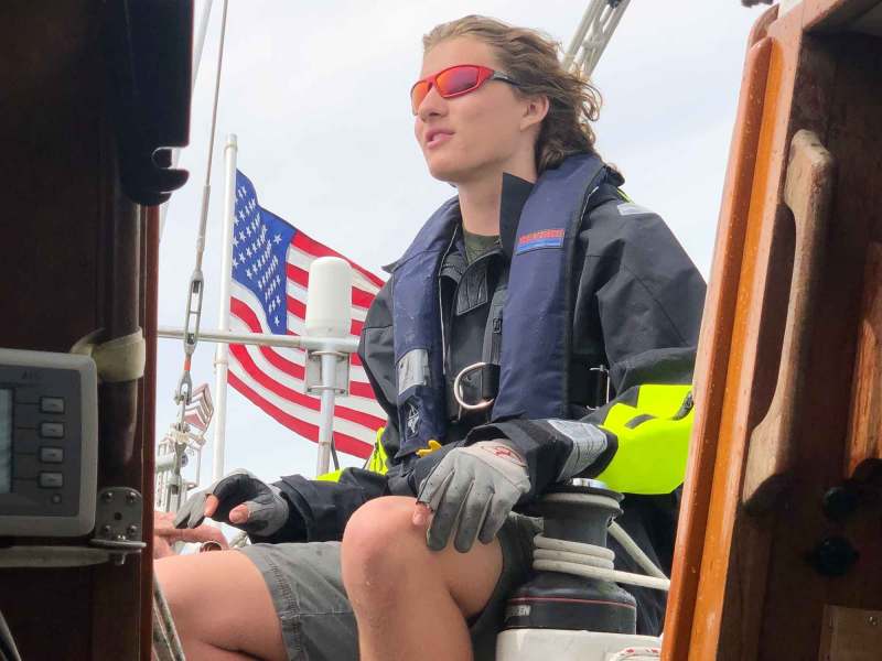 Cal on his solo voyage