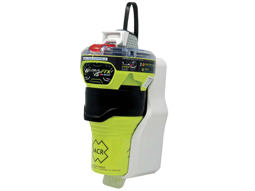 GlobalFix V5 AIS EPIRB on white background