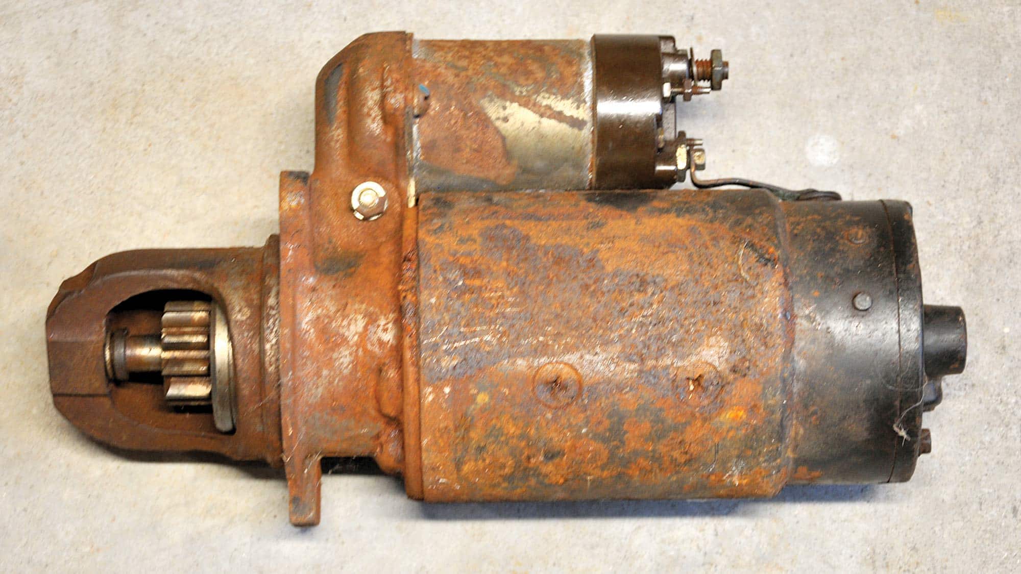How to rebuild a starter motor cruising world