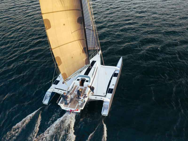 Drone shot of the Dragonfly 40